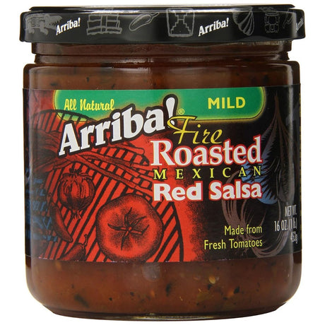 ARRIBA: Mild Fire Roasted Mexican Red Salsa, 16 oz - #tag1# - #tag2#