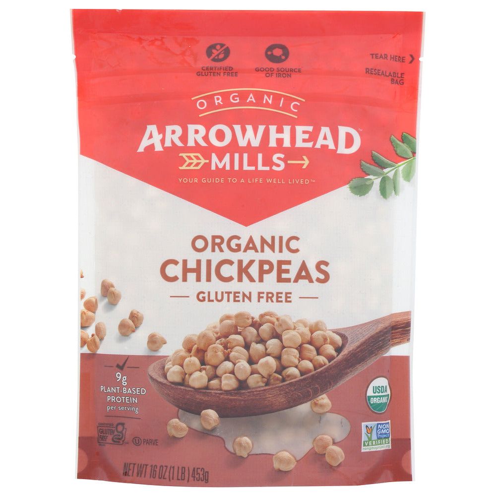 ARROWHEAD MILLS: Organic Garbanzos Chickpeas, 16 oz - #tag1# - #tag2#