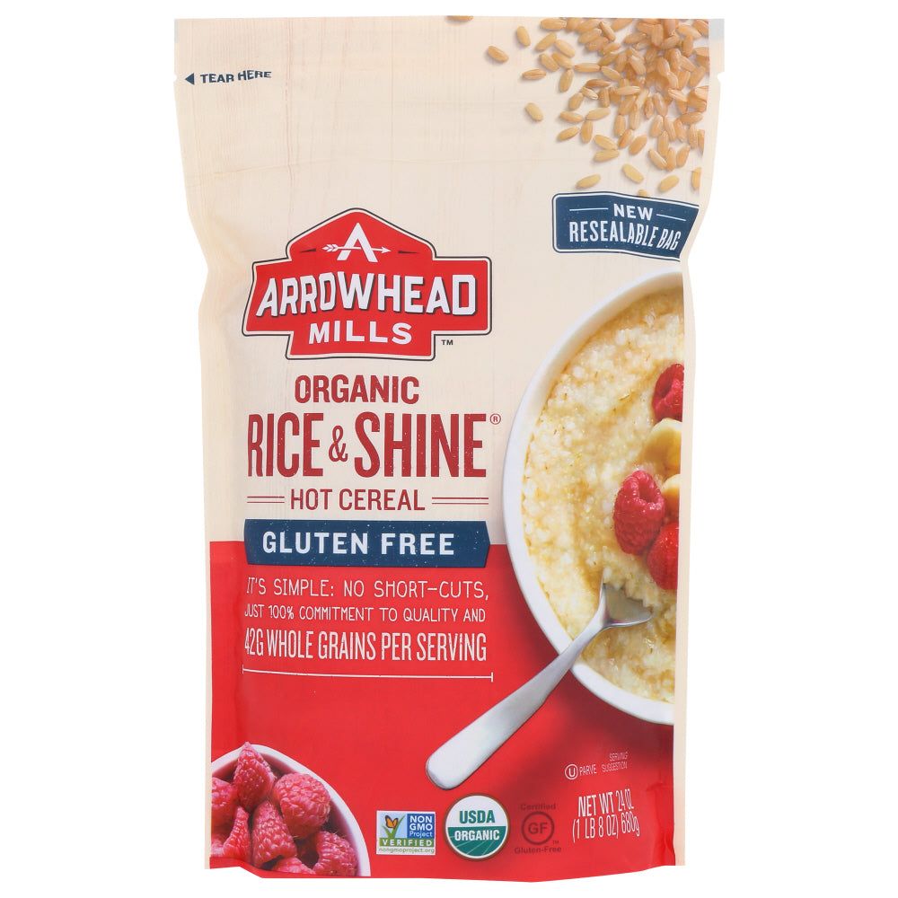 ARROWHEAD MILLS: Organic Gluten Free Rice and Shine Hot Cereal, 24 oz - #tag1# - #tag2#