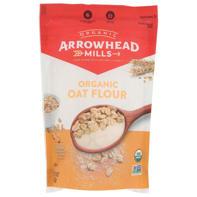ARROWHEAD MILLS: Organic Oat Flour, 16 oz - #tag1# - #tag2#