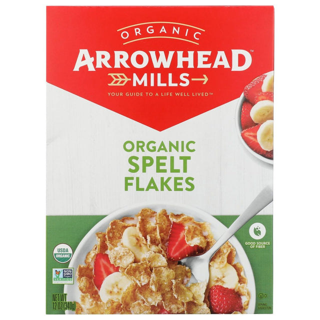ARROWHEAD MILLS: Organic Spelt Flakes Whole Grain, 12 oz - #tag1# - #tag2#