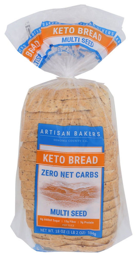 ARTISAN BAKERS: Keto Bread Multi Seed, 18 oz - #tag1# - #tag2#