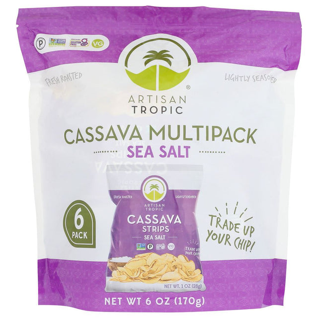 ARTISAN TROPIC: Cassava Strips Multipack 6 Count, 6 oz - #tag1# - #tag2#