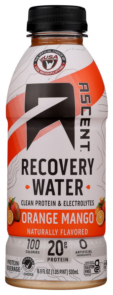 ASCENT: Orange Mango Recovery Water, 16.9 fo - #tag1# - #tag2#