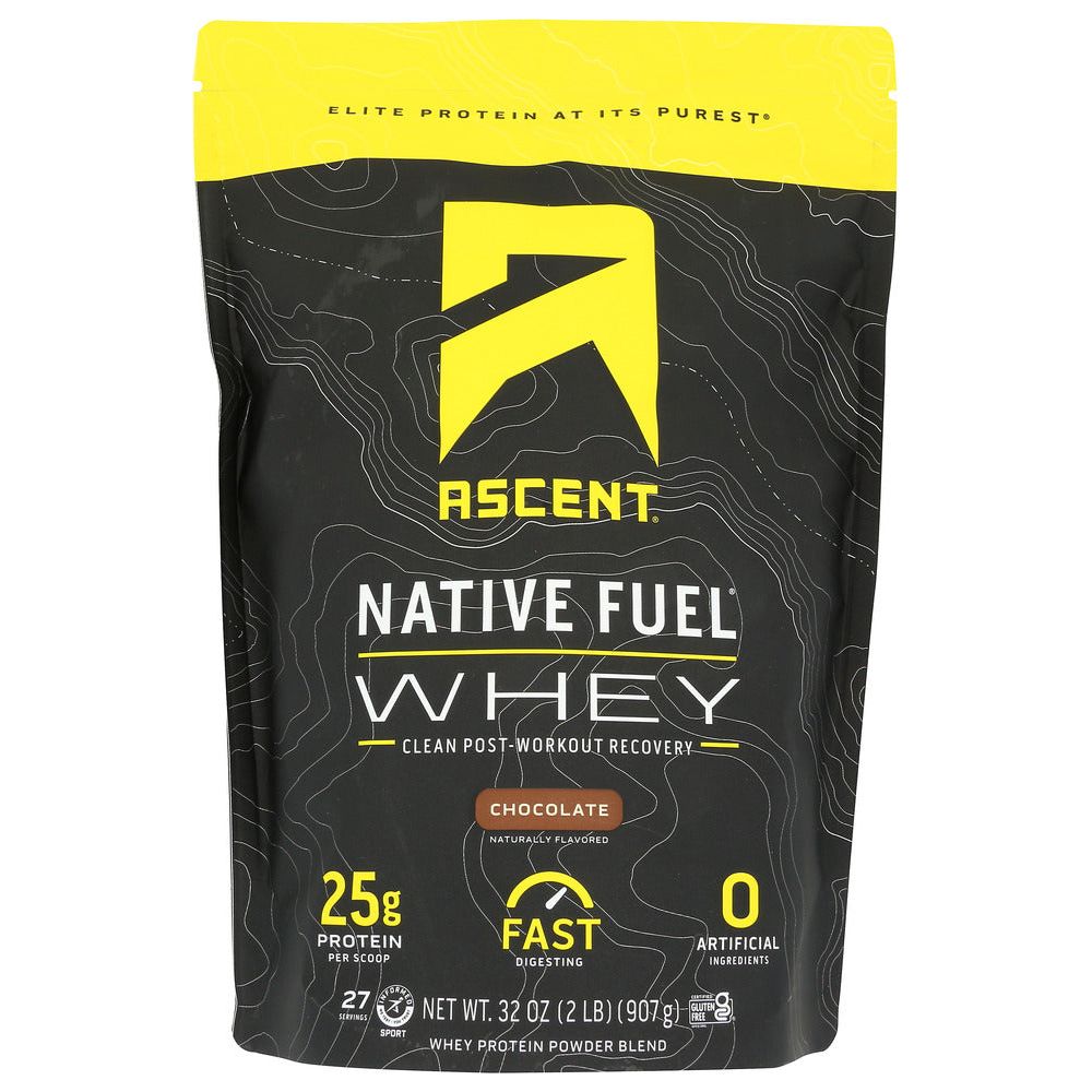 ASCENT: Whey Protein Native Choco, 2 lb - #tag1# - #tag2#