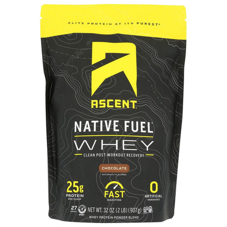 ASCENT: Whey Protein Native Choco, 2 lb - #tag1# - #tag2#