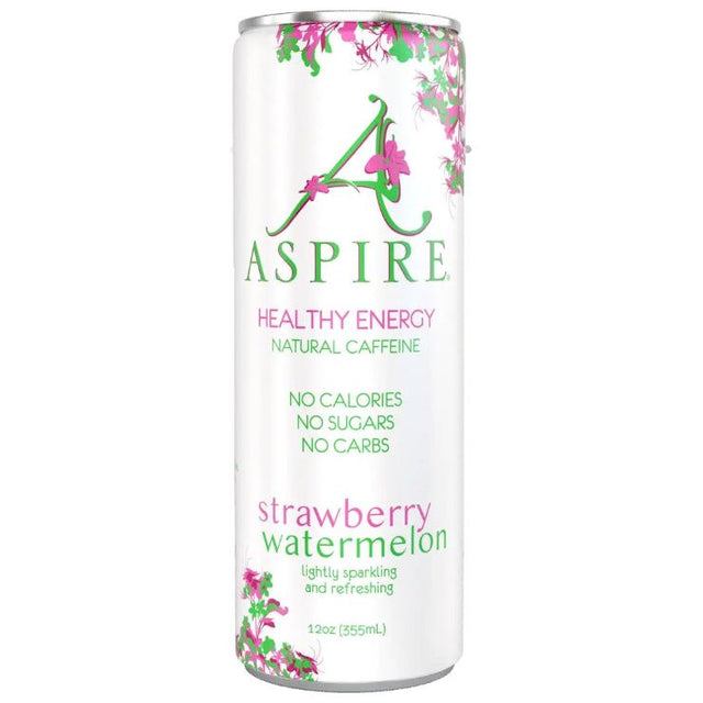 ASPIRE: Strawberry Watermelon Healthy Energy Drink, 12 fo - #tag1# - #tag2#