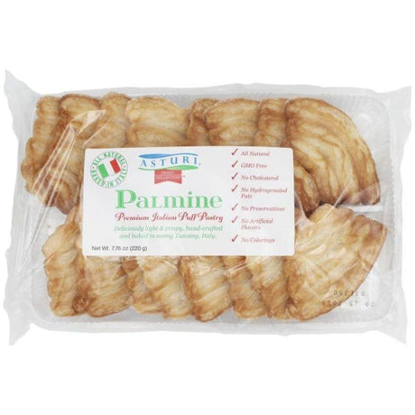 ASTURI: Puff Pastry Palmine, 7.76 oz - #tag1# - #tag2#