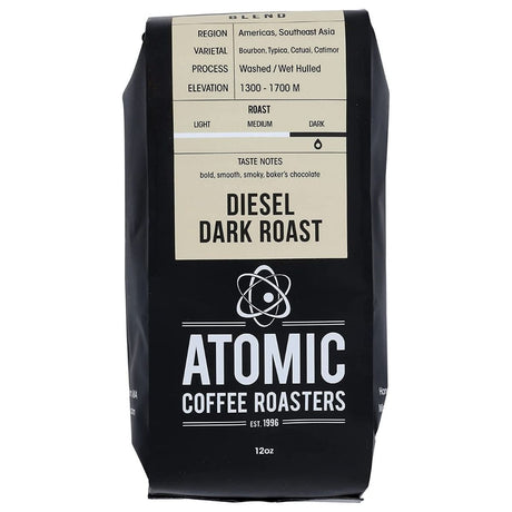 ATOMIC COFFEE ROASTERS: Dark Roast Diesel Coffee, 12 oz - #tag1# - #tag2#
