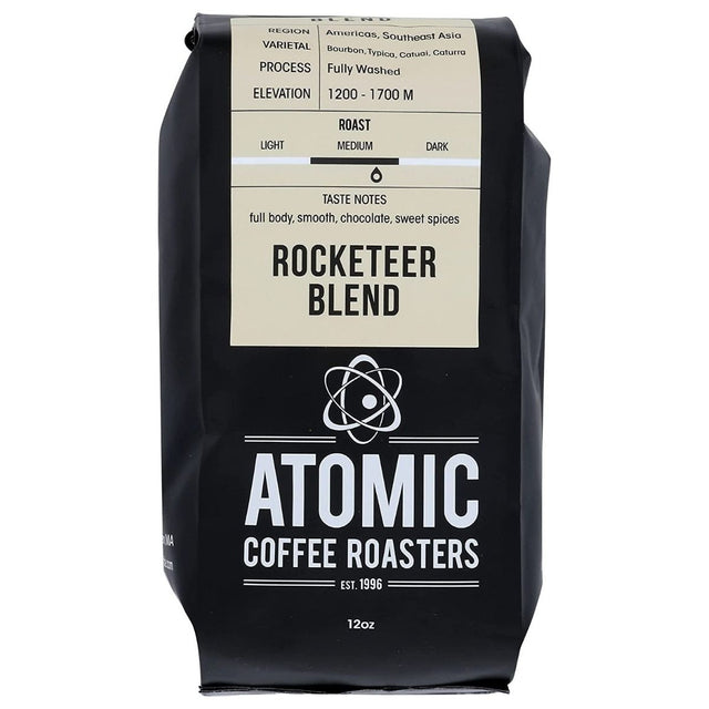 ATOMIC COFFEE ROASTERS: Rocketeer Blend Coffee, 12 oz - #tag1# - #tag2#