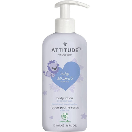 ATTITUDE: Baby Leaves Good Night Sleep Body Lotion, 16 fo - #tag1# - #tag2#
