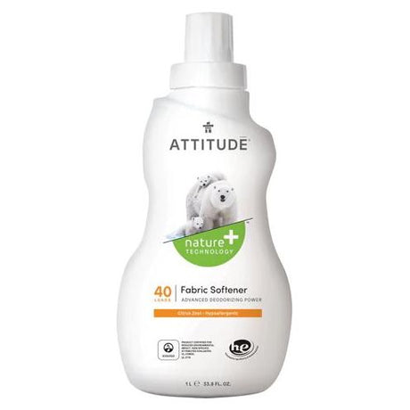 ATTITUDE: Citrus Zest Fabric Softener, 33.8 oz - #tag1# - #tag2#
