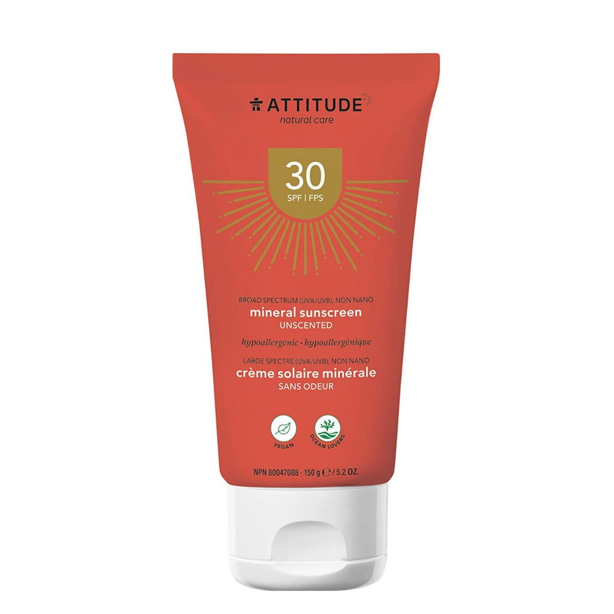 ATTITUDE: Mineral Sunscreen SPF30, 5.2 oz - #tag1# - #tag2#