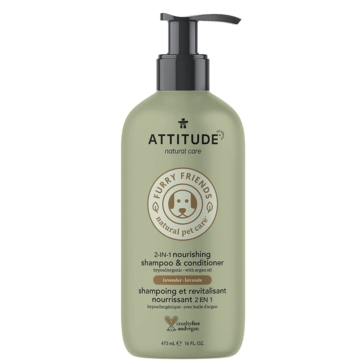 ATTITUDE: Shampoo Conditioner Lvndr, 16 fo - #tag1# - #tag2#
