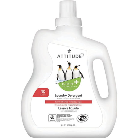 ATTITUDE: Summer Berries 40 Loads Laundry Detergent, 67.6 fo - #tag1# - #tag2#