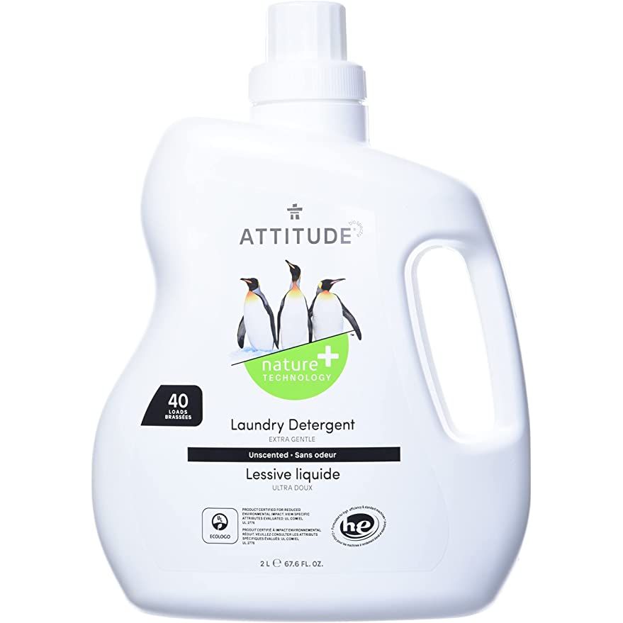 ATTITUDE: Unscented 40 Loads Laundry Detergent, 67.6 fo - #tag1# - #tag2#