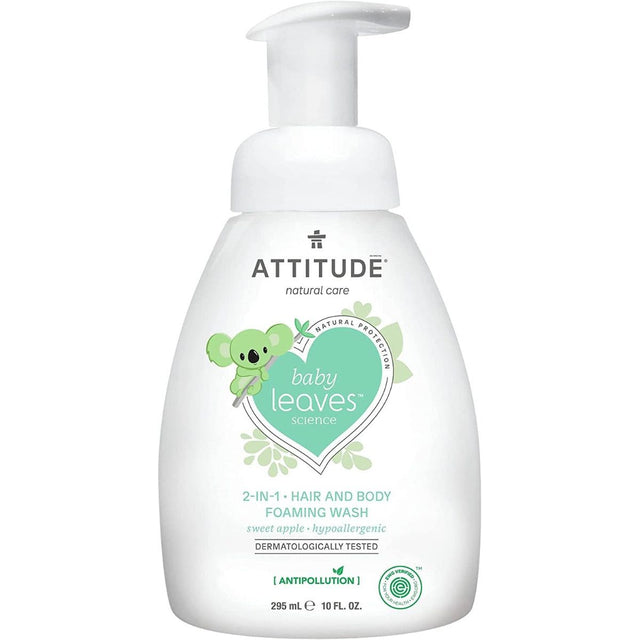ATTITUDE: Wash 2 In 1 Foaming Apple, 10 oz - #tag1# - #tag2#