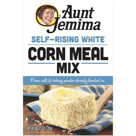 AUNT JEMIMA: Self Rising White Corn Meal Mix, 5 lb - #tag1# - #tag2#