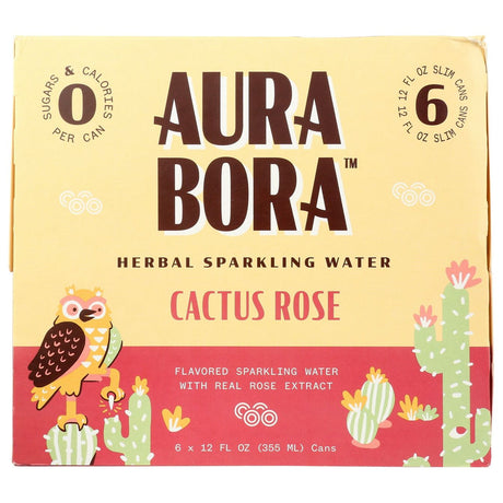 AURA BORA: Cactus Rose Herbal Sparkling Water, 72 fo - #tag1# - #tag2#