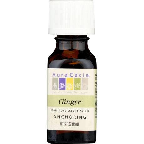 AURA CACIA: 100% Pure Essential Oil Ginger, 0.5 Oz - #tag1# - #tag2#