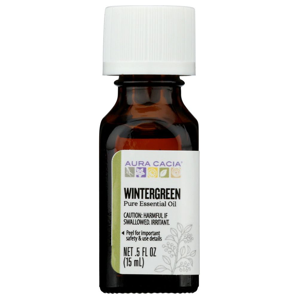 AURA CACIA: 100% Pure Essential Oil Wintergreen, 0.5 Oz - #tag1# - #tag2#