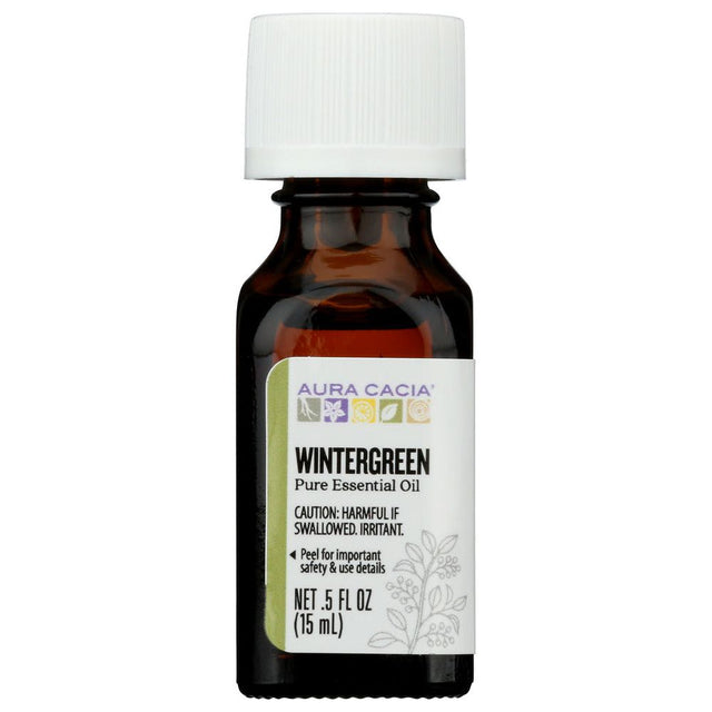 AURA CACIA: 100% Pure Essential Oil Wintergreen, 0.5 Oz - #tag1# - #tag2#