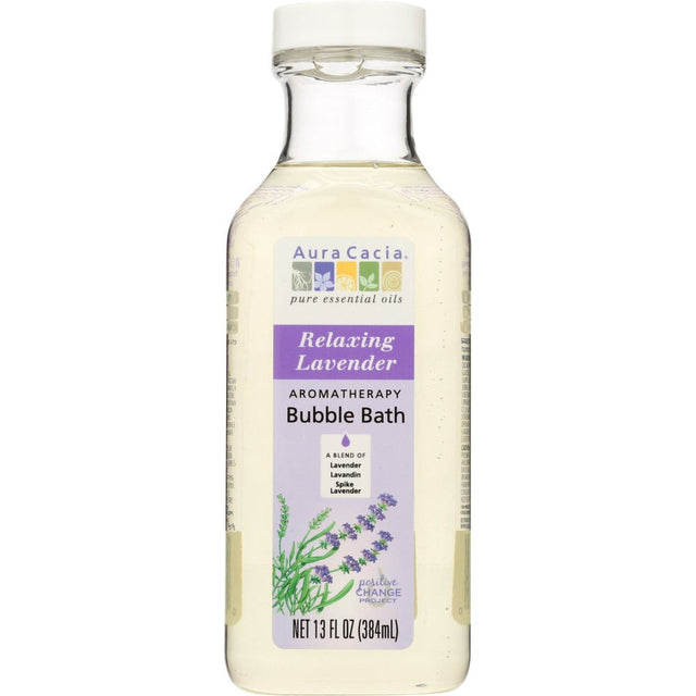 AURA CACIA: Lavender Bubble Bath, 13 oz - #tag1# - #tag2#