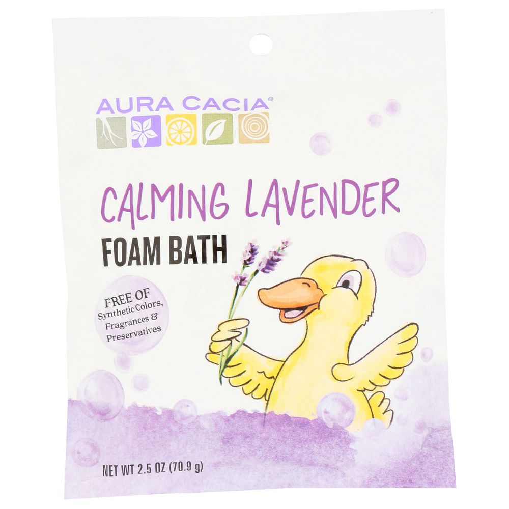 AURA CACIA: Lavender Essential Oil Calming Foam Bath, 2.5 oz - #tag1# - #tag2#