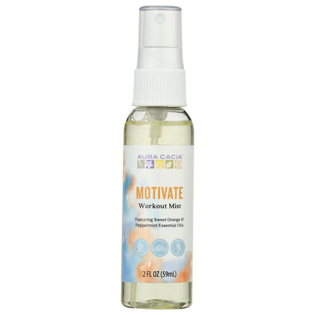 AURA CACIA: Mist Workout Motivate, 2 OZ - #tag1# - #tag2#