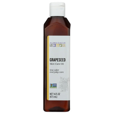 AURA CACIA: Natural Skin Care Oil Harmonizing Grapeseed, 16 Oz - #tag1# - #tag2#