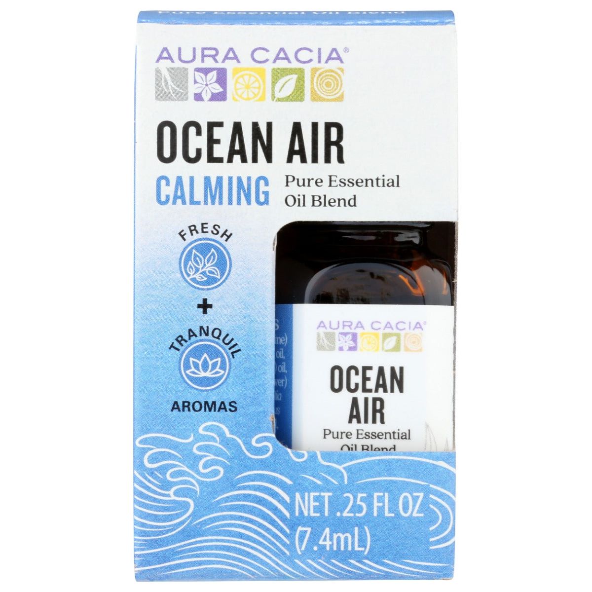 AURA CACIA: Ocean Air Essential Oil Blend Boxed, 0.25 fo - #tag1# - #tag2#