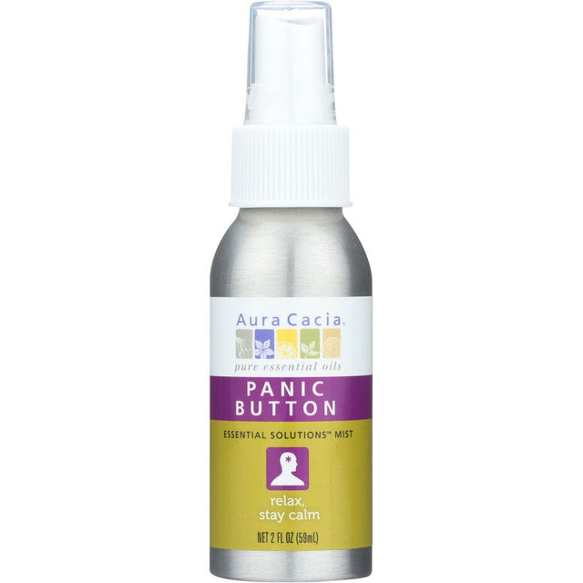 AURA CACIA: Panic Button Essential Solutions Mist, 2 oz - #tag1# - #tag2#