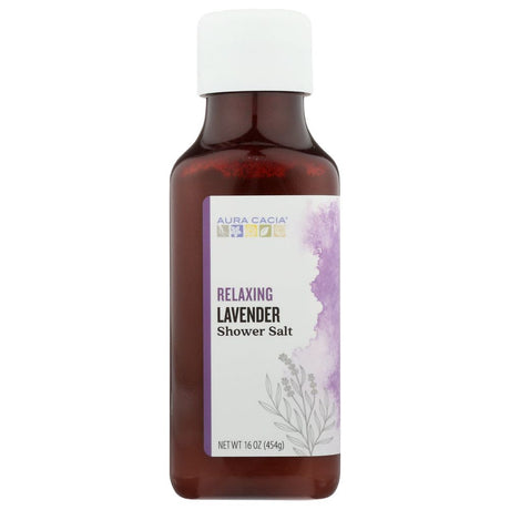 AURA CACIA: Relaxing Lavender Shower Salt, 16 oz - #tag1# - #tag2#