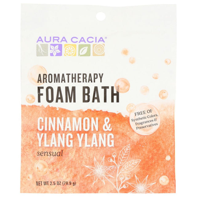 AURA CACIA: Sensual Cinnamon & Ylang Ylang Foam Bath, 2.5 oz - #tag1# - #tag2#