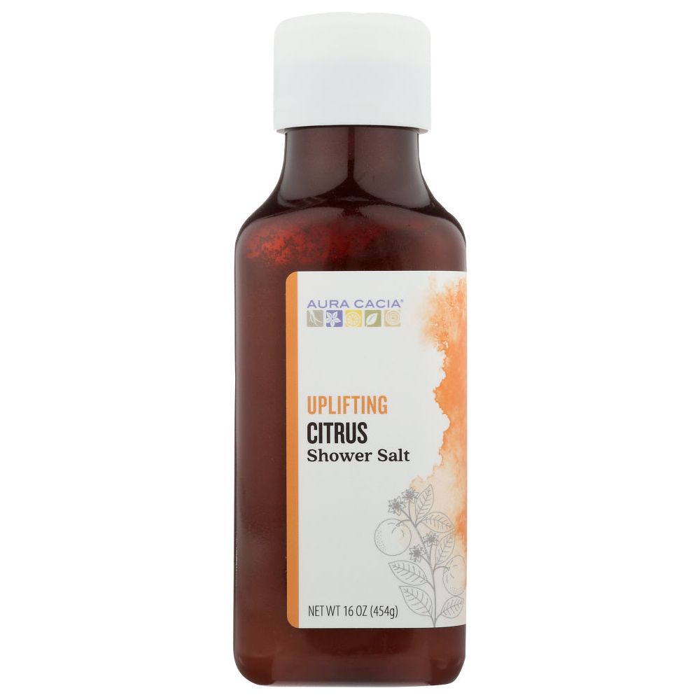 AURA CACIA: Uplifting Citrus Shower Salt, 16 oz - #tag1# - #tag2#