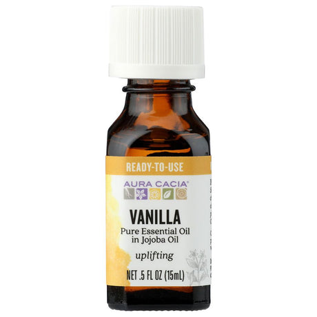 AURA CACIA: Vanilla in Jojoba Oil, 0.5 oz - #tag1# - #tag2#
