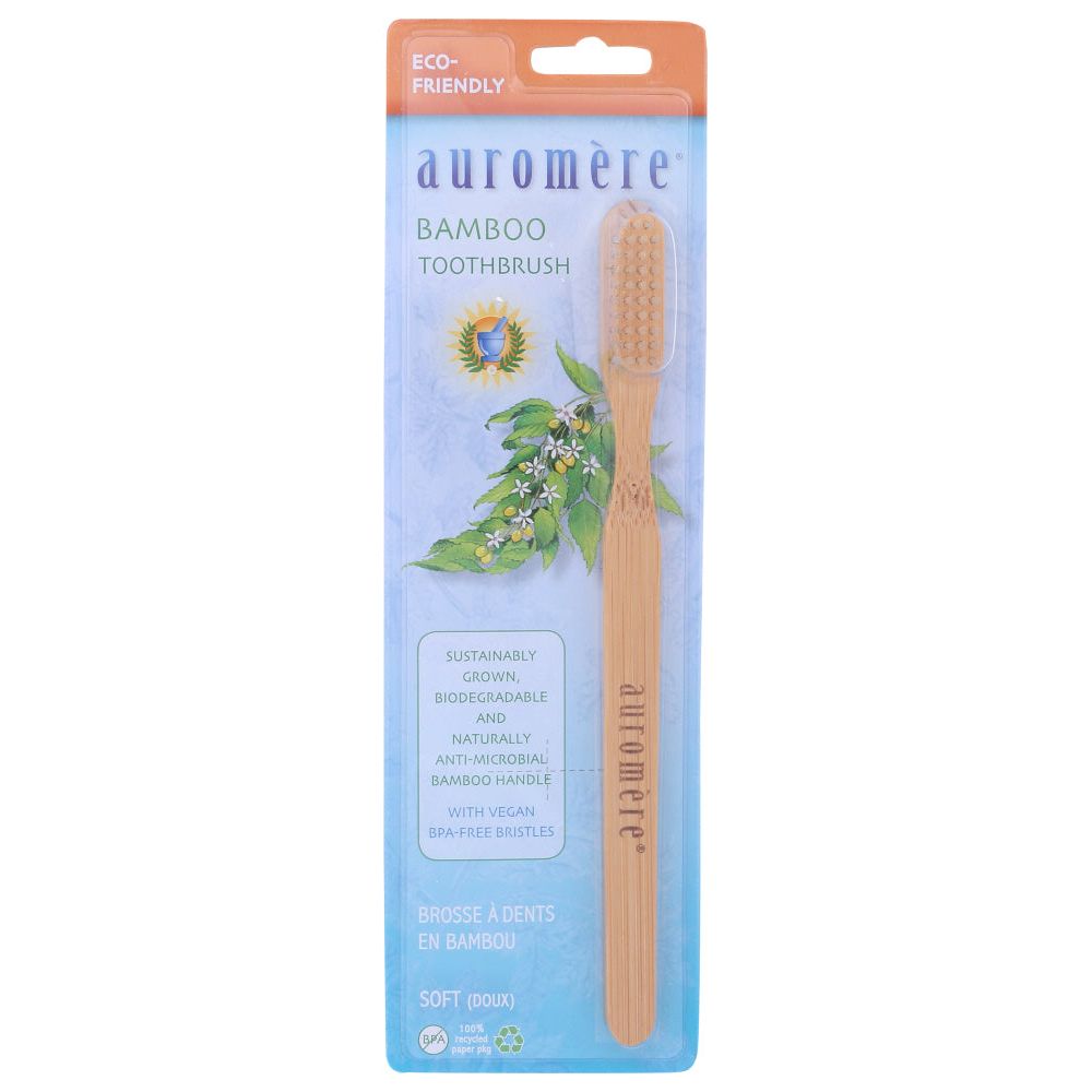 AUROMERE: Bamboo Toothbrush, 1 ea - #tag1# - #tag2#