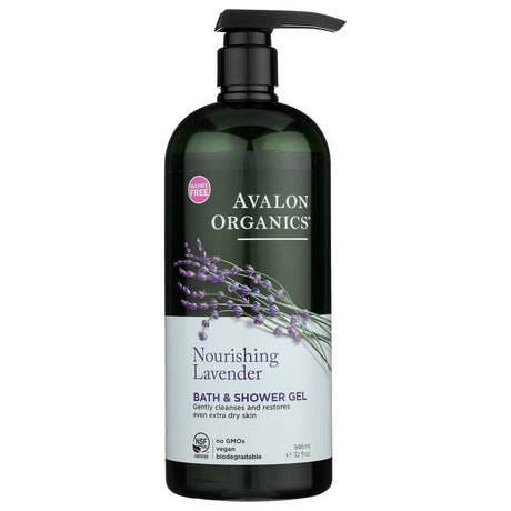 AVALON ORGANICS: Bath & Shower Gel Lavender, 32 oz - #tag1# - #tag2#