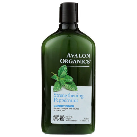 AVALON ORGANICS: Conditioner Strengthening Peppermint, 11 oz - #tag1# - #tag2#