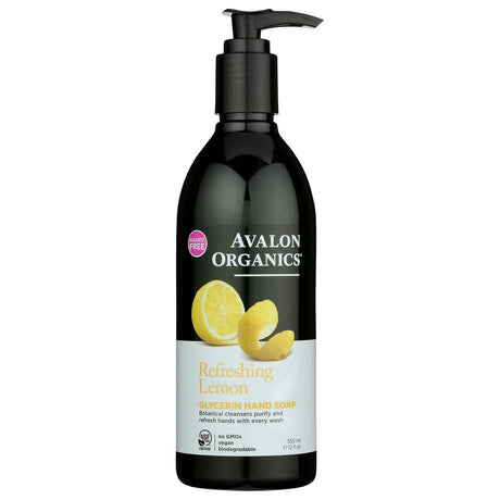 AVALON ORGANICS: Glycerin Hand Soap Lemon, 12 Oz - #tag1# - #tag2#