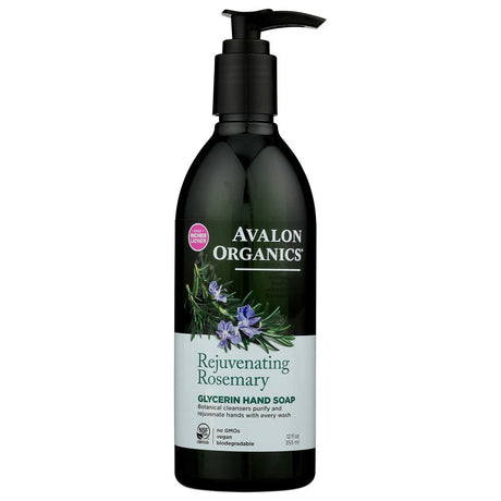 AVALON ORGANICS:  Glycerin Hand Soap Rosemary, 12 Oz - #tag1# - #tag2#
