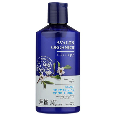 AVALON ORGANICS: Scalp Normalizing Conditioner Tea Tree Mint, 14 oz - #tag1# - #tag2#