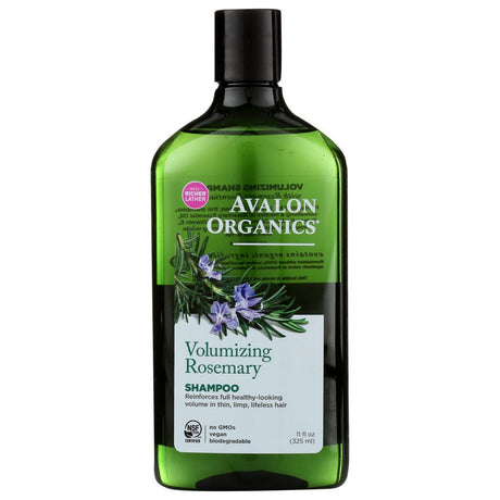 AVALON ORGANICS: Shampoo Volumizing Rosemary, 11 oz - #tag1# - #tag2#