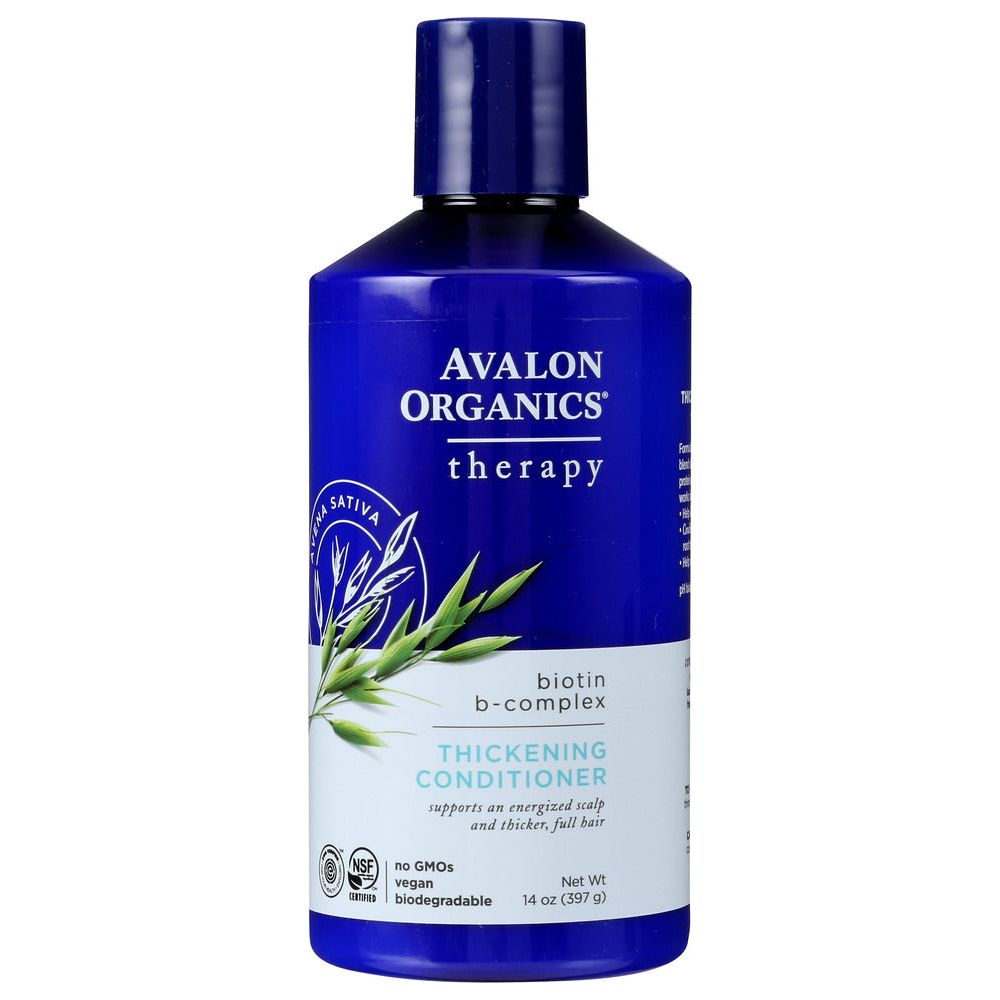 AVALON ORGANICS: Thickening Conditioner Biotin B-Complex Therapy, 14 oz - #tag1# - #tag2#
