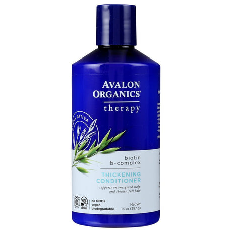 AVALON ORGANICS: Thickening Conditioner Biotin B-Complex Therapy, 14 oz - #tag1# - #tag2#