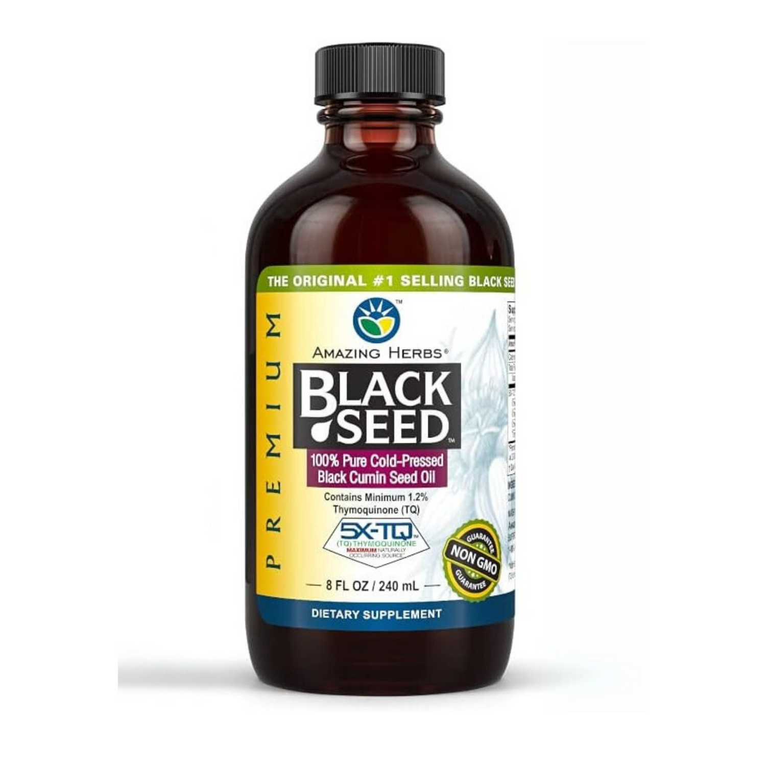 Amazing Herbs 100% Pure Cold-Pressed Black Cumin Seed Oil, 16 FL OZ - Sunshine Co Op. - #tag1# - #tag2# - #tag3# - #tag4#