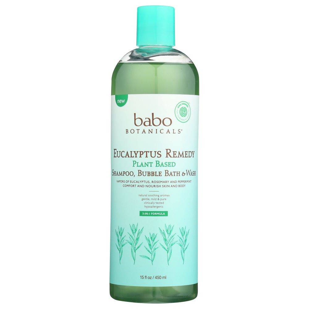 BABOBOTANI: Shampoo Bath Baby Eucalyp, 15 oz - #tag1# - #tag2#