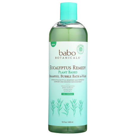 BABOBOTANI: Shampoo Bath Baby Eucalyp, 15 oz - #tag1# - #tag2#