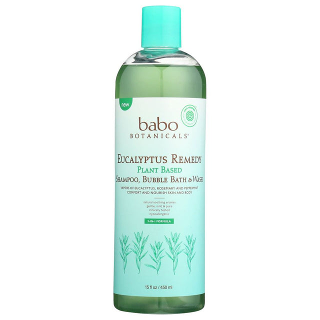 BABOBOTANI: Shampoo Bath Baby Eucalyp, 15 oz - #tag1# - #tag2#