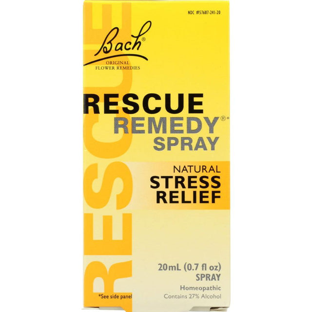 BACH ORIGINAL FLOWER ESSENCES: Rescue Remedy Spray, 0.7 oz - Sunshine Co Op. - #tag1# - #tag2# - #tag3# - #tag4#